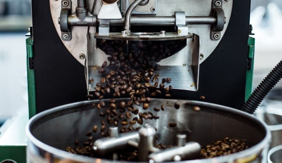 Coffee bean roasting machine 