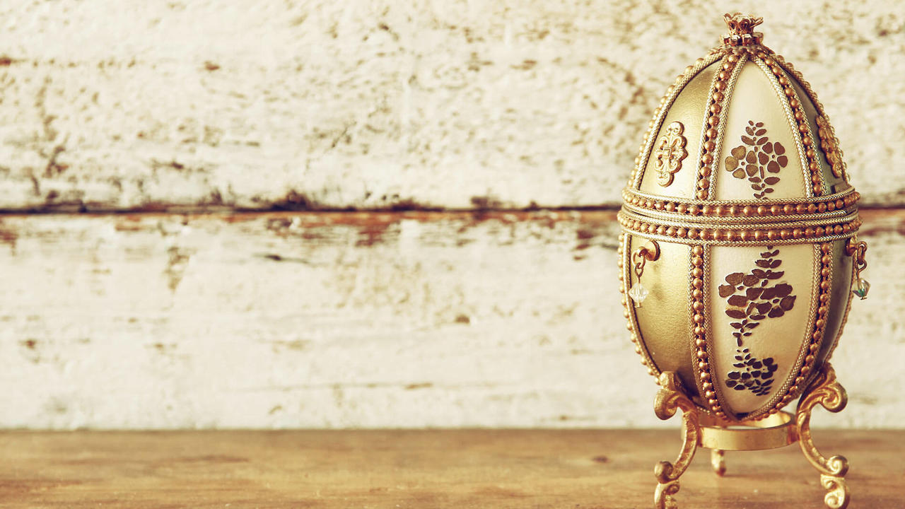 gold faberge egg