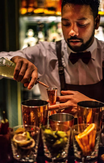 bartend at luxury venues