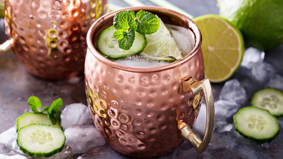 moscow mule cocktail christmas